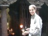 Heart Flame for lighting Butter Lamp. Patan